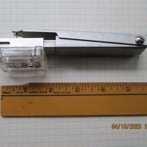 Precision Small (~1/16") Hole Paper Punch. Graduated depth stop. with catcher
